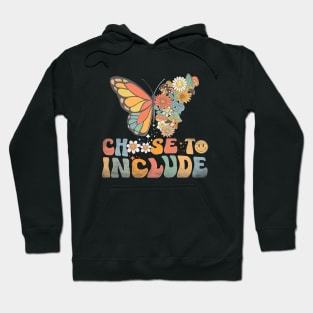 Choose To Include Special Education Teacher Autism Awareness Hoodie